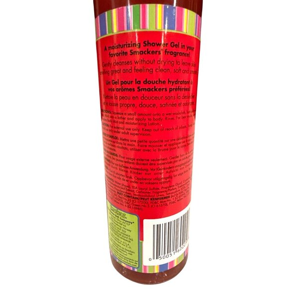 Vintage BONNE BELL Smackers STRAWBERRY SHOWER GEL 8 fl oz Bubble Font VERY RARE! - Picture 3 of 7